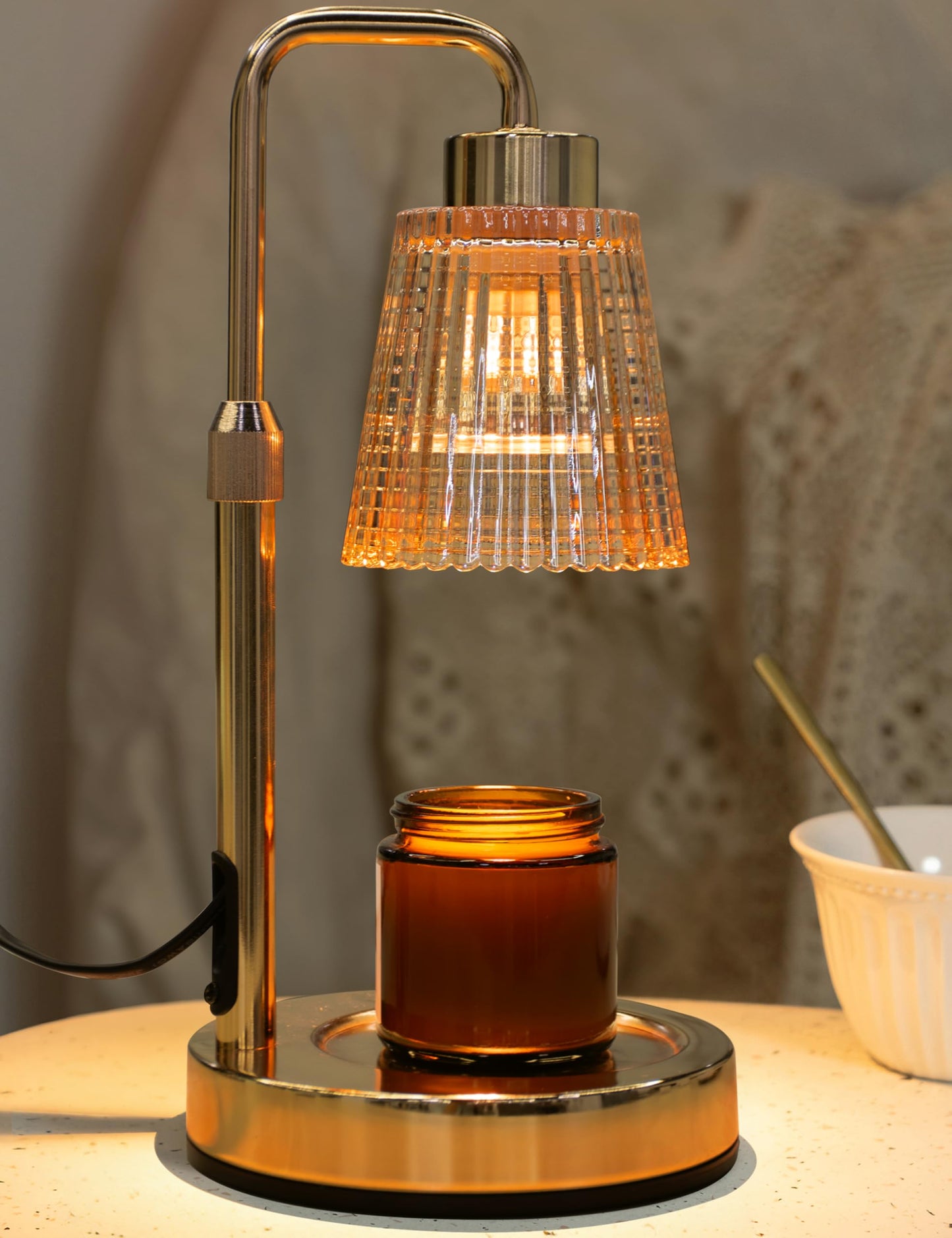 Candle Warmer Lamp with Timer Dimmable, Birthday Gifts for Women Mom, House Warming Gifts New Home Decor, Wax Melt Warmer for Jar Candles