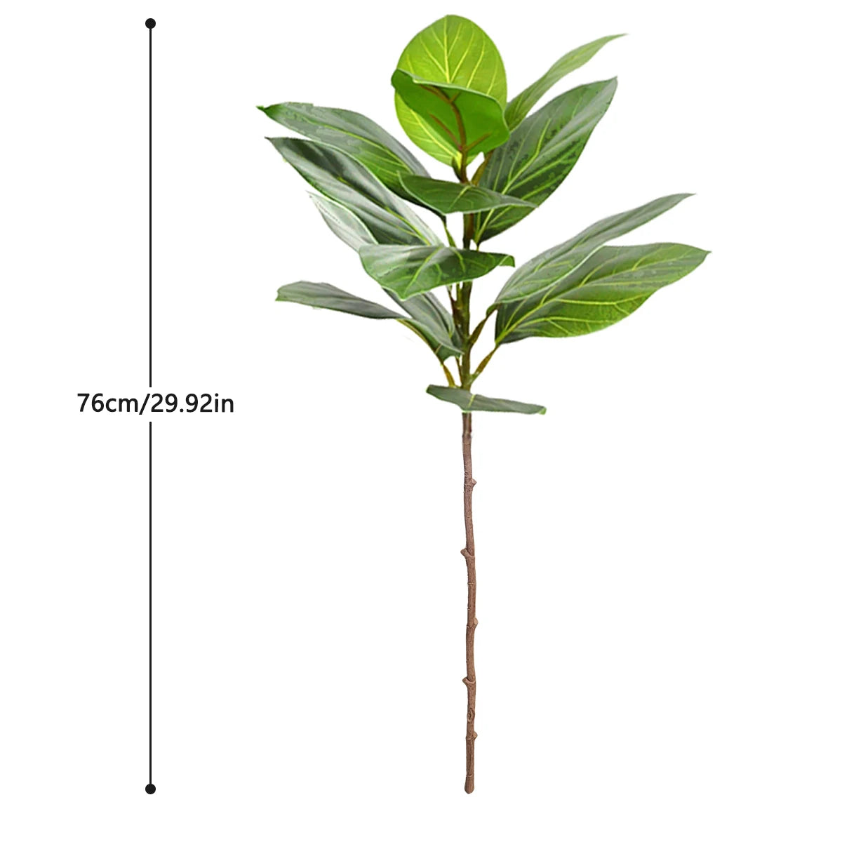 76-135cm(53.1in) Artificial Ficus Tree Moraceae Plants Tropical Banyan Leaves For Indoor Outdoor Office Room Farmhouse Bonsai