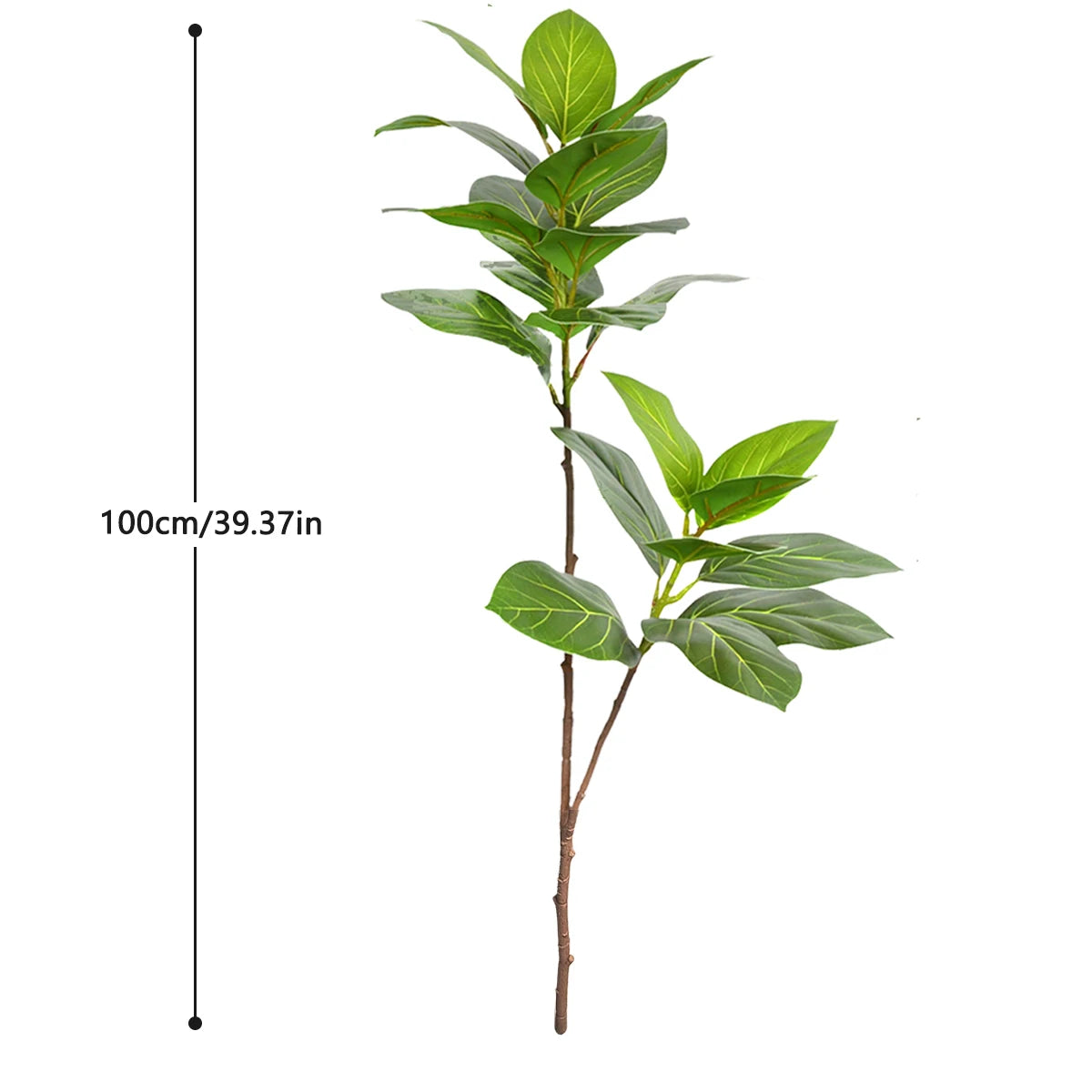 76-135cm(53.1in) Artificial Ficus Tree Moraceae Plants Tropical Banyan Leaves For Indoor Outdoor Office Room Farmhouse Bonsai