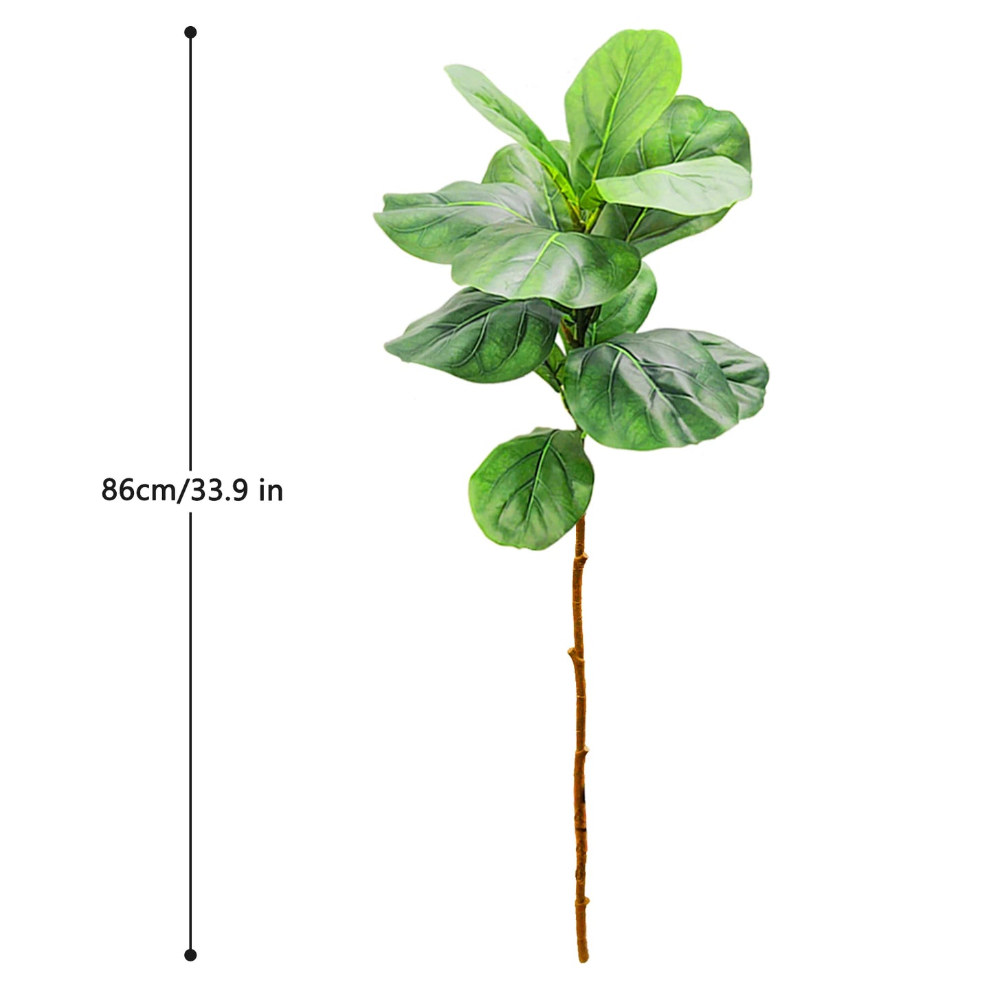 76-135cm(53.1in) Artificial Ficus Tree Moraceae Plants Tropical Banyan Leaves For Indoor Outdoor Office Room Farmhouse Bonsai
