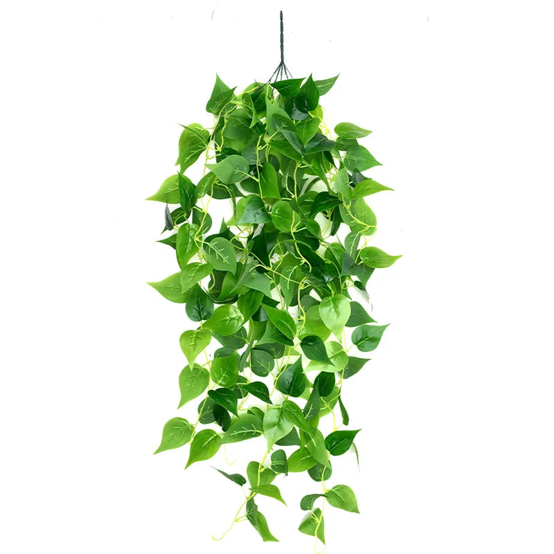 105cm Artificial Vine Plants Green Ivy Non-fading Rattan Hanging Wall Doors To Decorate Outdoor Garden Party Decorations