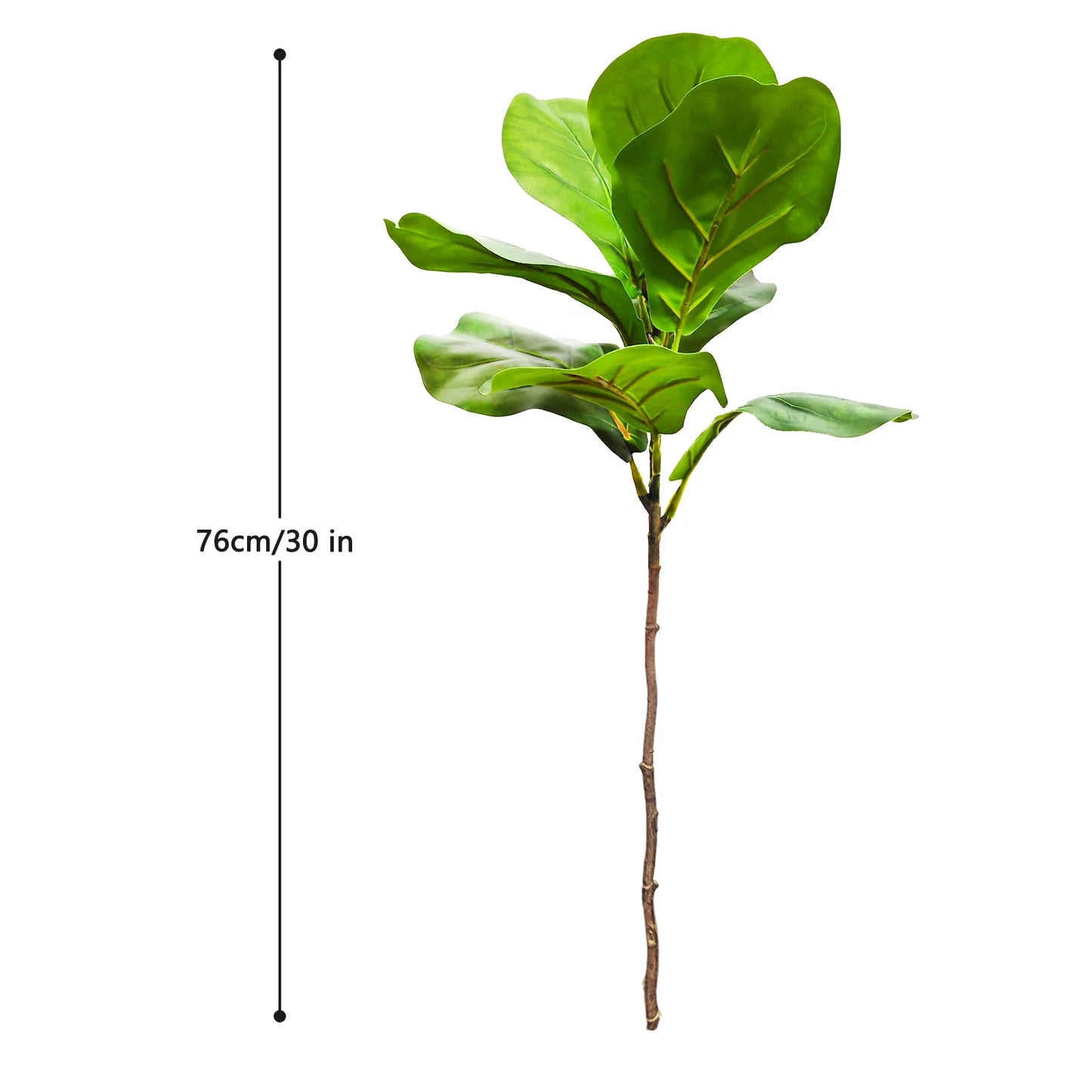 76-135cm（53.1in） Artificial Ficus Tree Moraceae Plants Tropical Banyan Leaves For Indoor Outdoor Office Room Farmhouse Bonsai