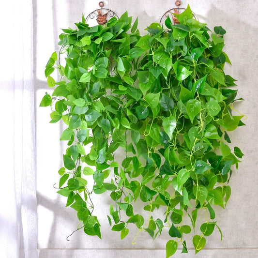 105cm Artificial Vine Plants Green Ivy Non-fading Rattan Hanging Wall Doors To Decorate Outdoor Garden Party Decorations