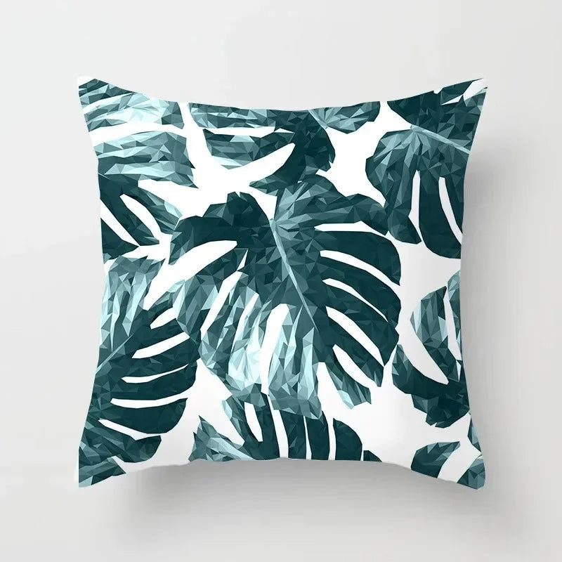 Tropical Plants Pattern Decorative Cushions Pillowcase Polyester Cushion Cover Throw Pillow Sofa Decoration Pillowcover