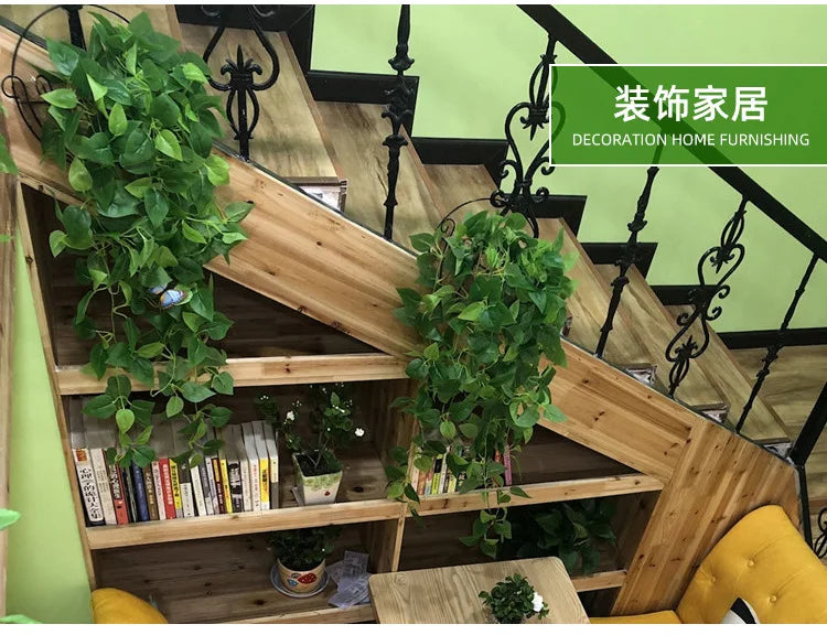 105cm Artificial Vine Plants Green Ivy Non-fading Rattan Hanging Wall Doors To Decorate Outdoor Garden Party Decorations